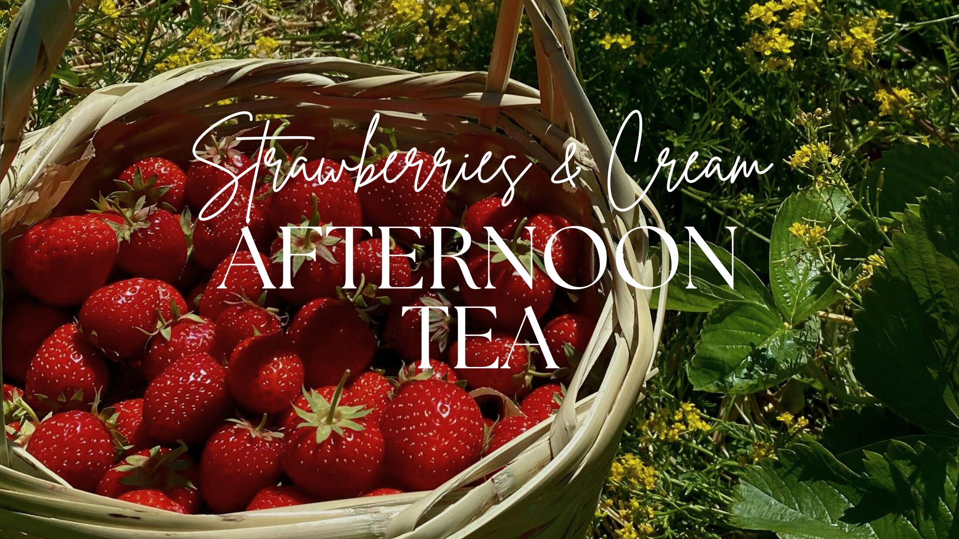 Strawberries & Cream afternoon tea