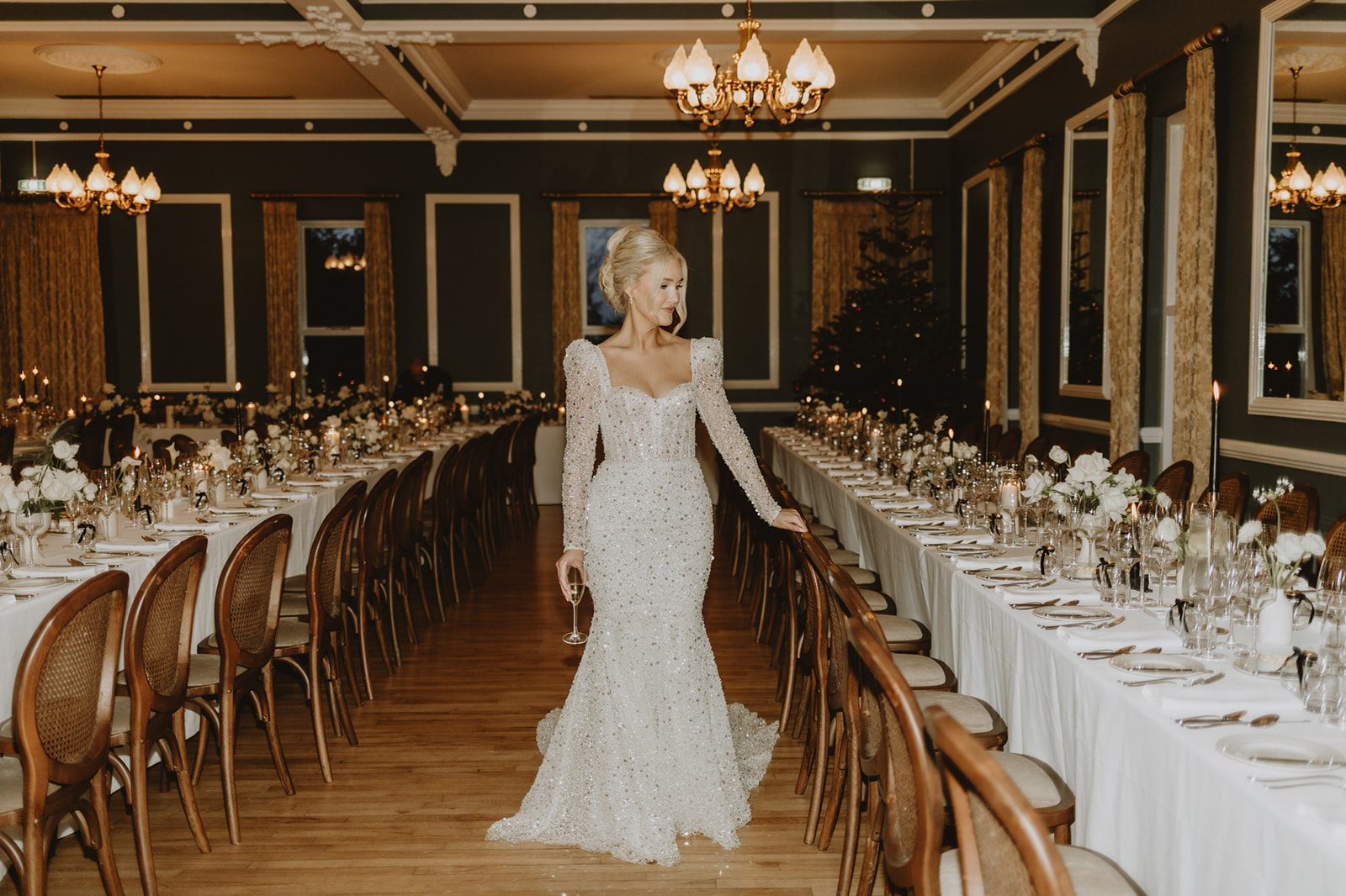 Georgia & Ryan at Magheramorne Estate winter wedding northern ireland