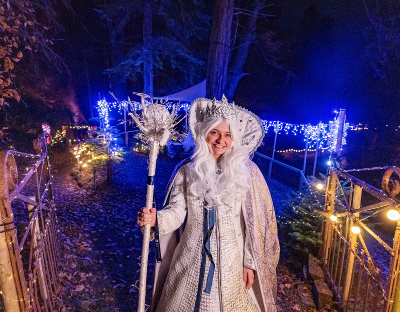 Christmas trail Santa experience - snow queen