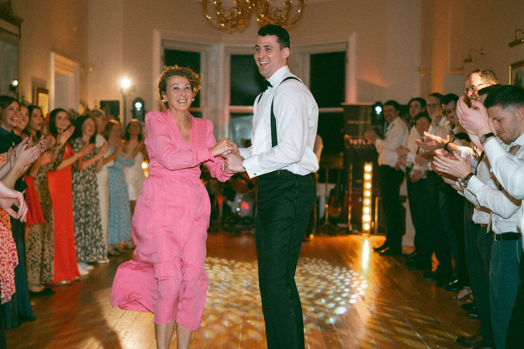 Intimate wedding evening reception in the Drawing Room