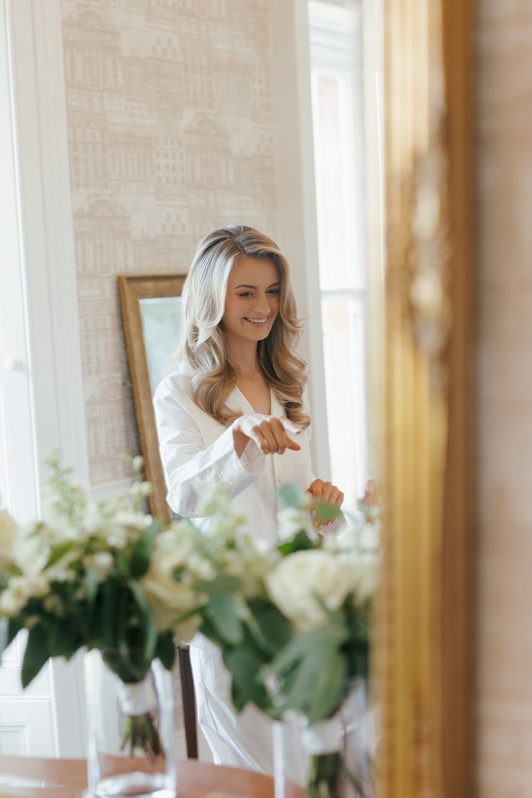Dressing room at Magheramorne Estate