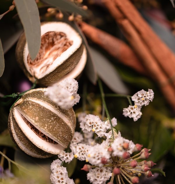Wreath making at Magheramorne Estate