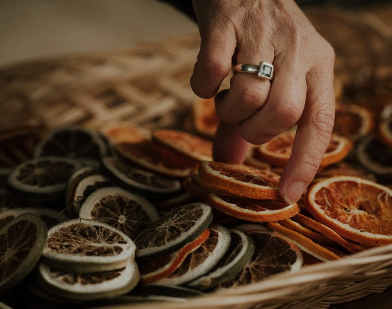 Wreath making at Magheramorne Estate