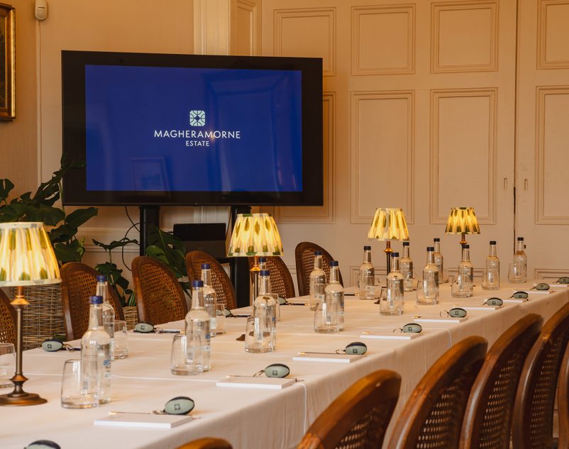 Corporate meeting at Maghermorne Estate