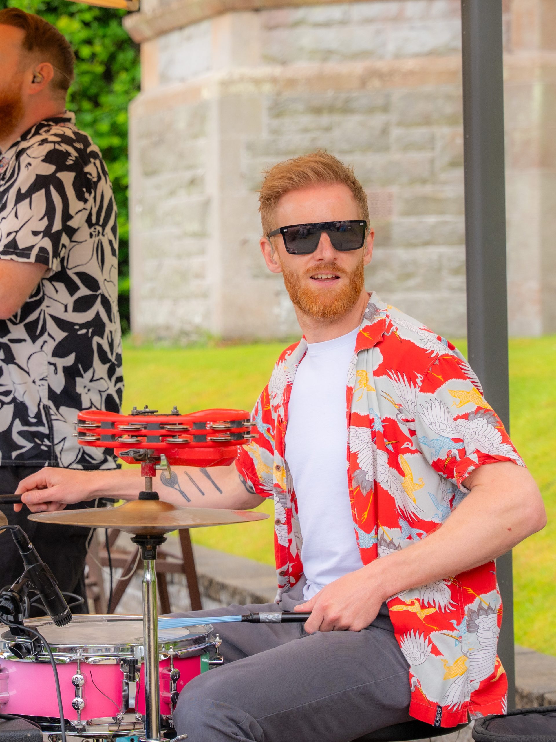 Disco Beard perform at Magheramorne Estate for a multiple day wedding