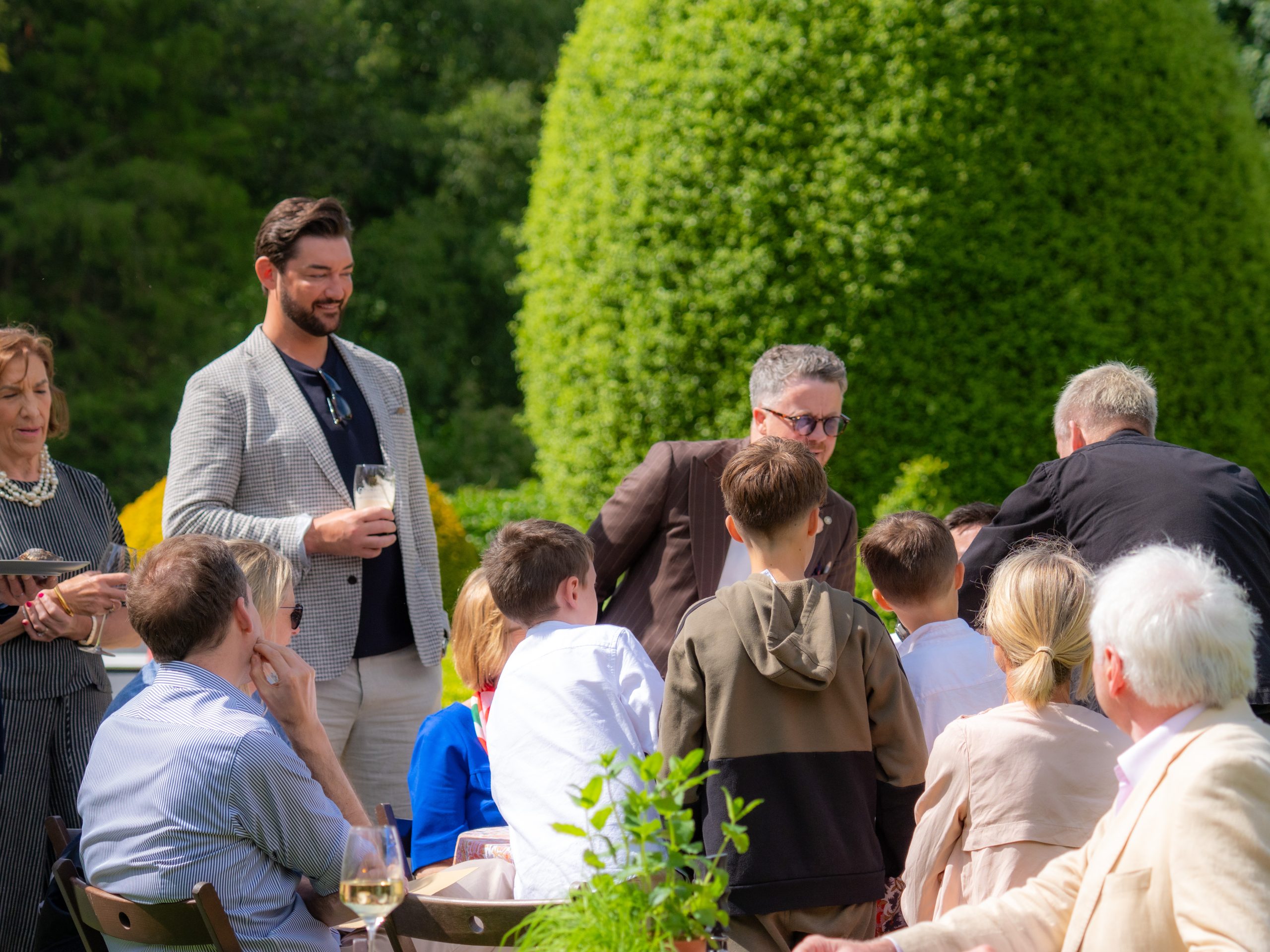 Day 2 wedding barbecue at Magheramorne Estate