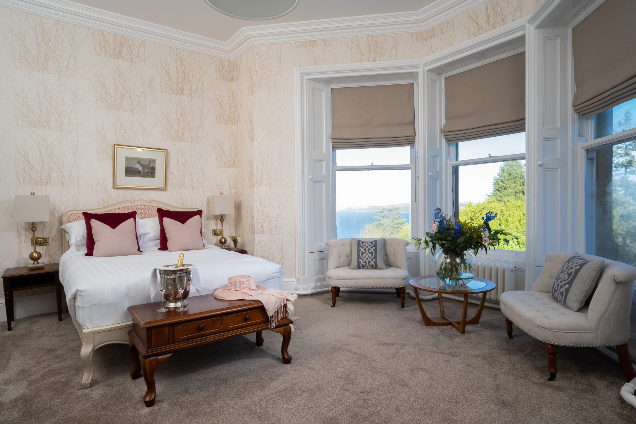 Superior room at Magheramorne Estate