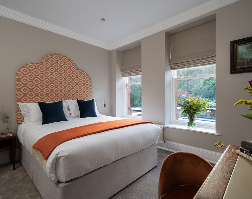 Double bedroom at Magheramorne Estate