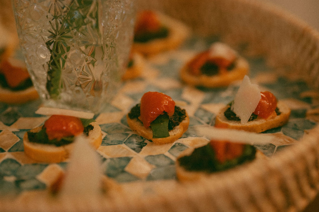 Canapes at Magheramorne Estate