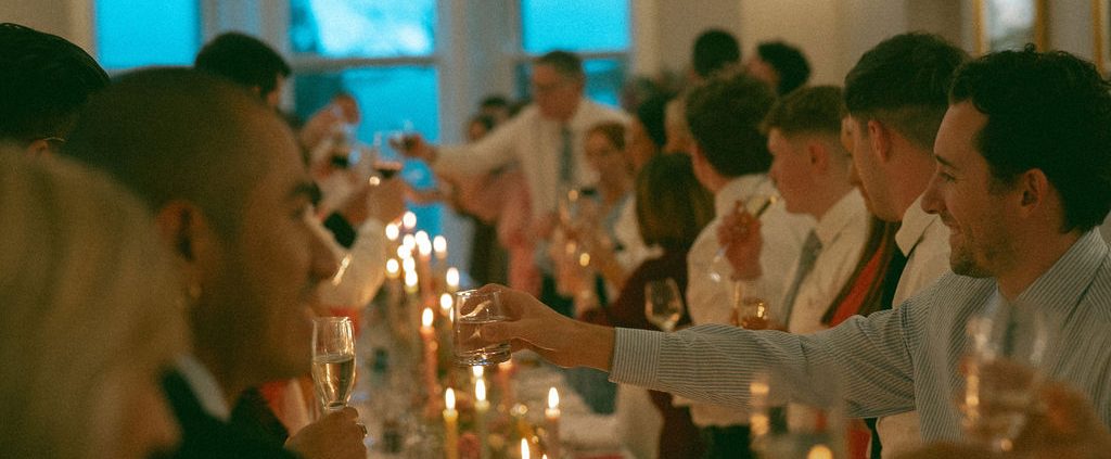 Intimate dining in the drawing room and library bar
