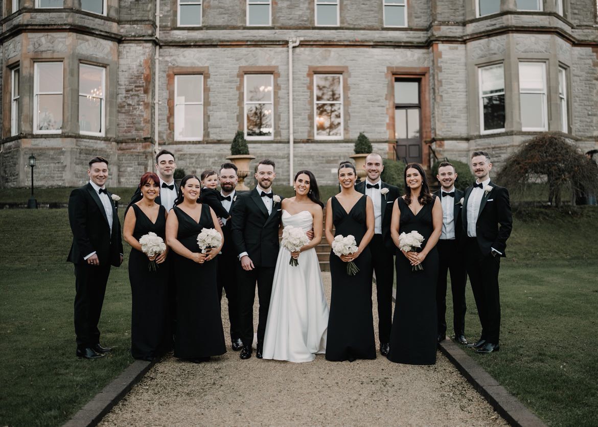 Paula & Fergus at Magheramorne Estate by Kalie Reid