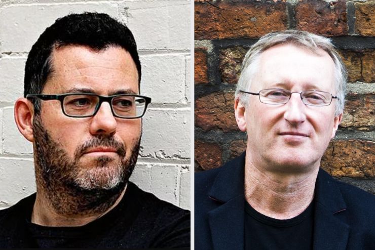 Adrian McKinty and Colin Bateman at Magheramorne Literary Festival