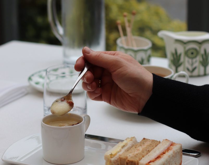 Afternoon tea at Magheramorne Estate